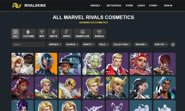 RivalSkins.com: The Ultimate Marvel Rivals Cosmetic Guide for Skins, Emotes, Bundles, and More