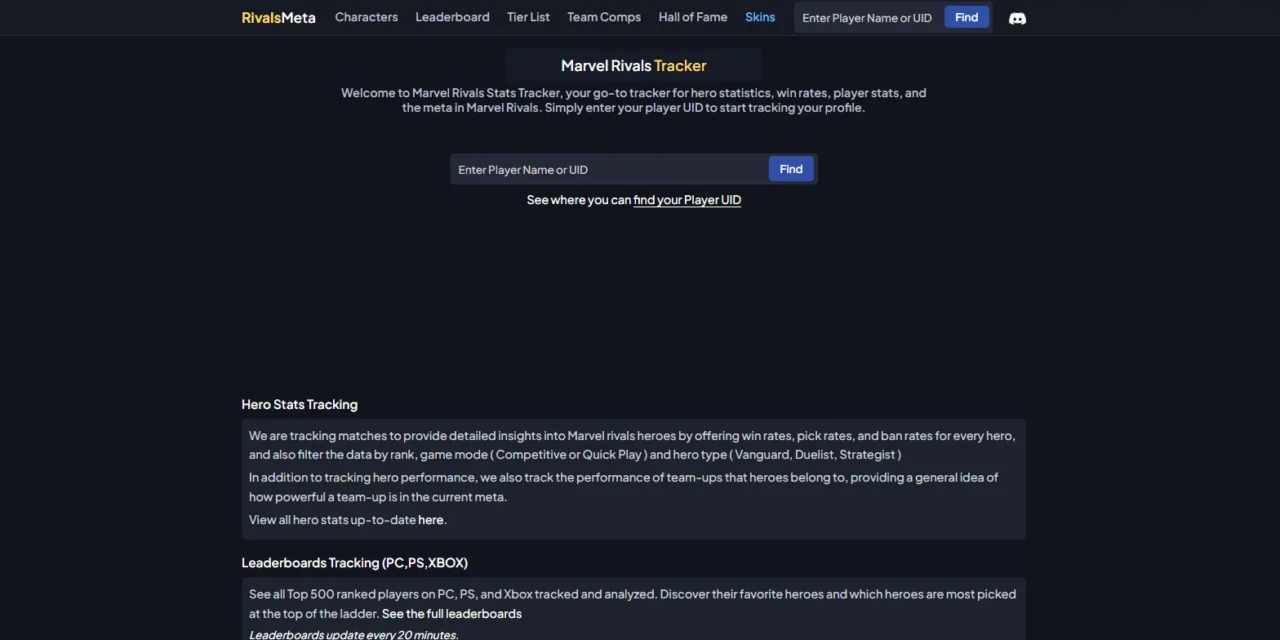 RivalsMeta.com Review – The Ultimate Tool to Master Marvel Rivals Meta, Heroes, and Strategies